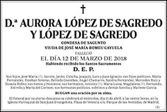 Aurora López de Sagredo y López de Sagredo